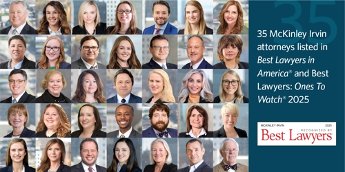 35 McKinley Irvin Attorneys Recognized by Best Lawyers®