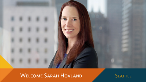 McKinley Irvin Welcomes Sarah Hovland to our Seattle and Everett Offices