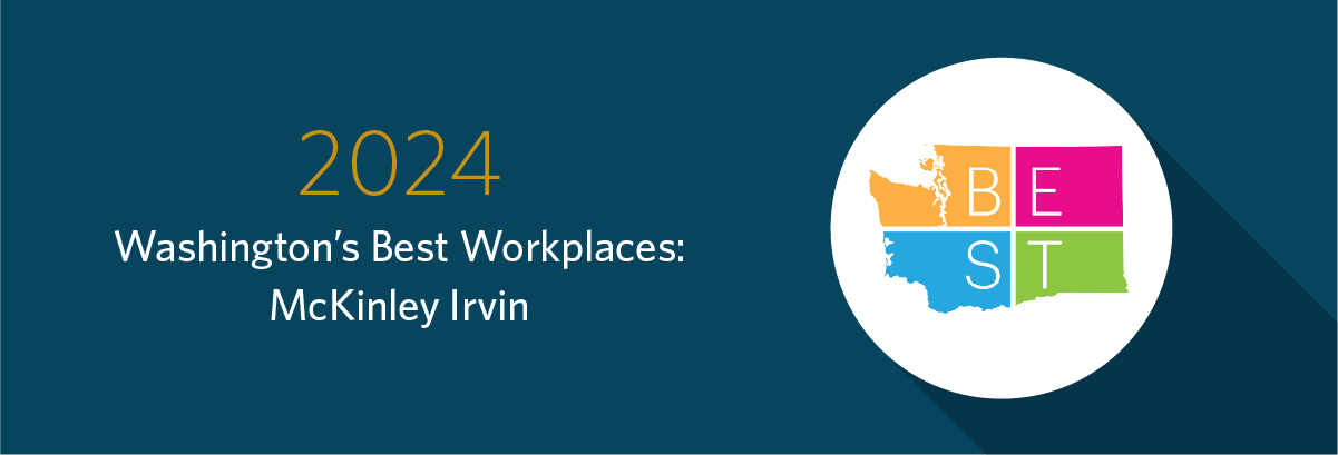 McKinley Irvin Named One of Washington's Best Workplaces for the Third Consecutive Year