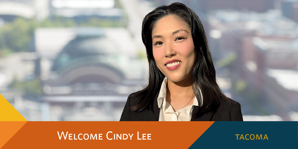 McKinley Irvin Welcomes Cindy Lee to Tacoma Office